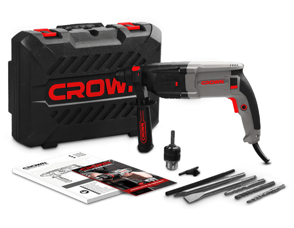 Marteau Piqueur Perforateur 26mm 800W CROWN | CT18108 - الصورة 2